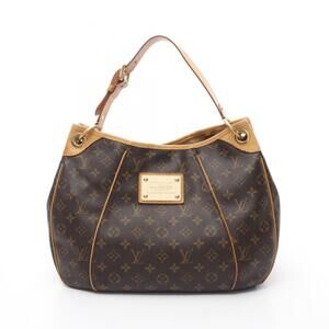 LOUIS VUITTON Authentic Brown Monogram Leather Shoulder Bag